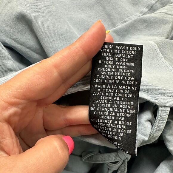 Babydoll Mini-Dress Seven For All Mankind Light Denim XL - Picture 9 of 9